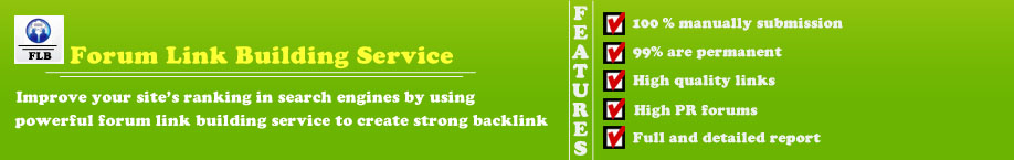 forum link building service